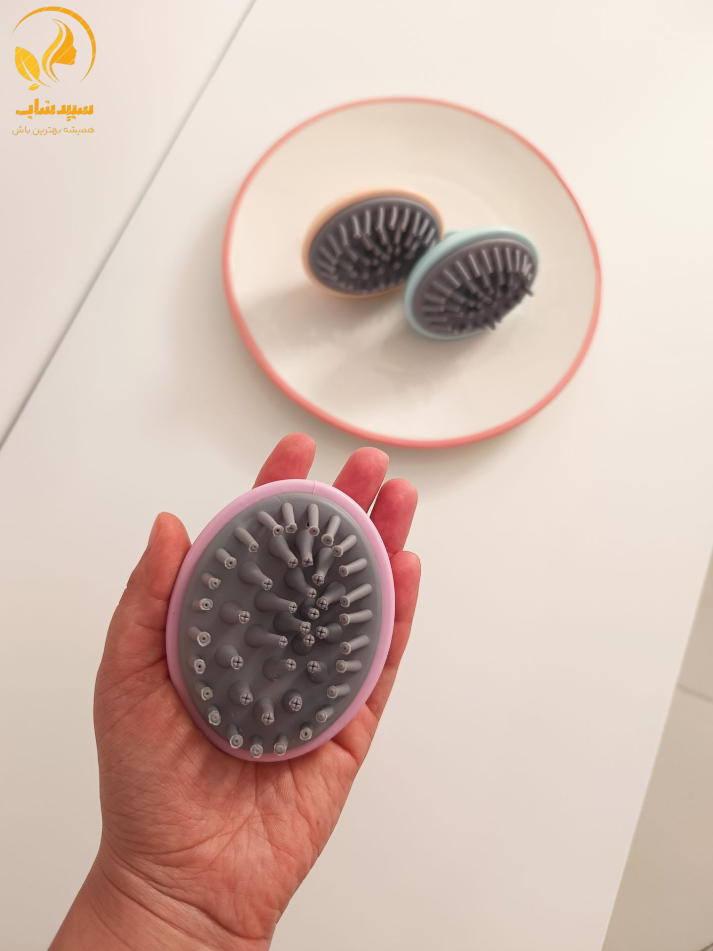 سرشور سیلیکونی دسته دار