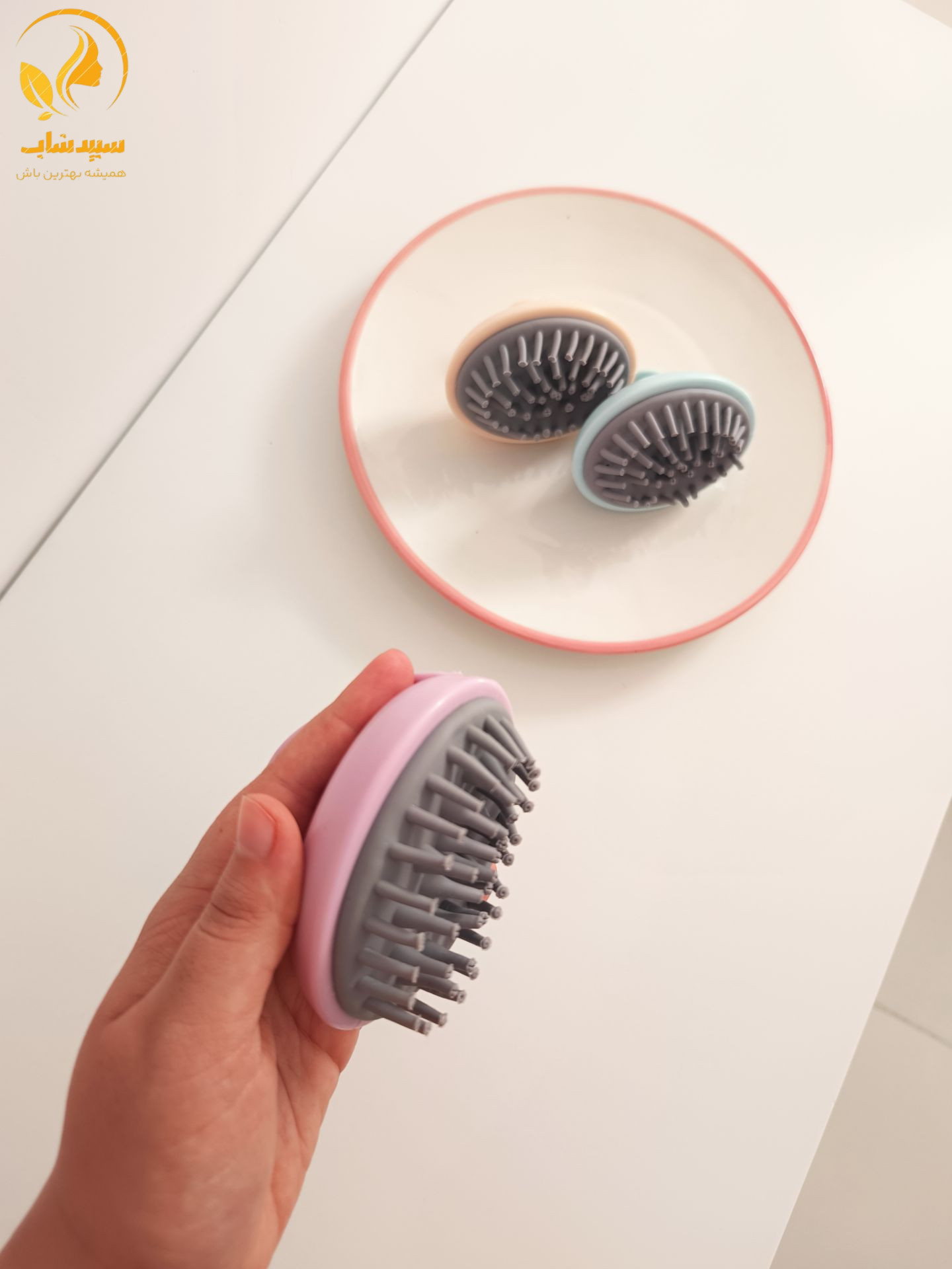 سرشور سیلیکونی دسته دار